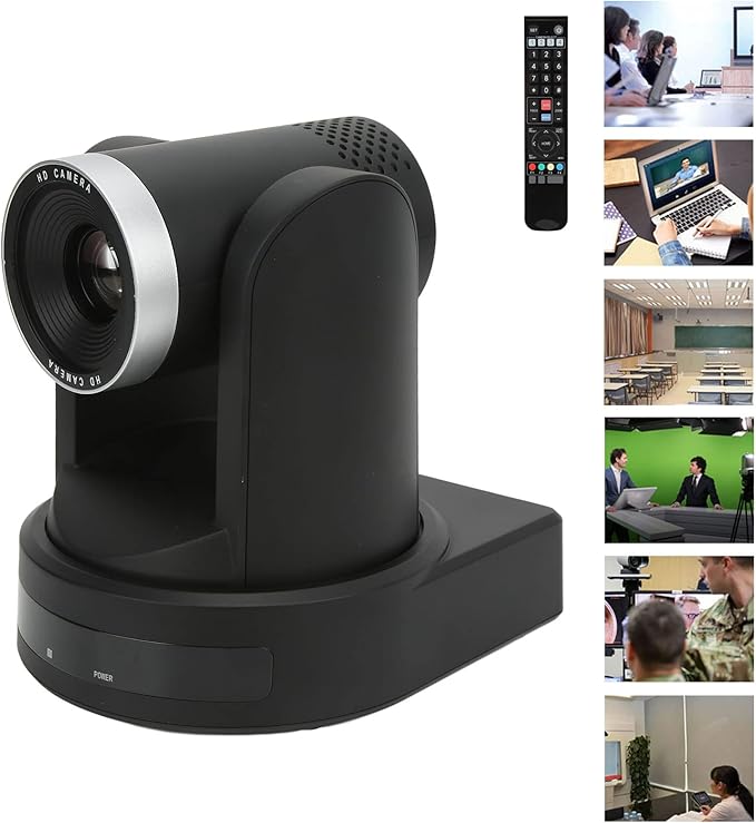 gernie 10X Optical Zoom PTZ Camera 1080P Video Conference Camera HD 1080P Web Camera Conference Room Camera for Meeting Broadcast Live Streaming Meeting Online Learn (US Plug) gernieckfiwytg1z-11