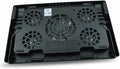 jojofuny Laptop Cooling Pad with 5 Fans USB Powered Cooling Base for Notebooks Multi-Angle Adjustable Heatsink Stand Compatible with Laptops for Gaming and Work Black
