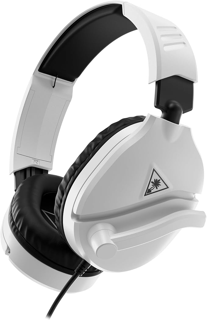 Turtle Beach Recon 70 Multiplatform Gaming Headset for Xbox Series X|S Xbox One PS5 PS4 PC &amp Mobile w/ 3.5mm Wired Connection - Flip-to-Mute Mic 40mm Speakers Lightweight Design White