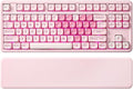 YUNZII B87 Wireless Mechanical KeyboardQMK/VIA ProgrammableTKL Layout 87 KeysBT/2.4G/USB-CHot Swap Gasket Mount RGB Backlit Gaming with Wrist Rest for Win/Mac (Pink Milk V2)