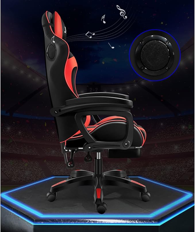 Office Ergonomic Chair Swivel Chair Computer Chair Gaming Chair Boys Home Gaming Chair Lift Reclining Swivel Chair Office Chair Boss Chair (Size:Aluminum Alloy feetColor:Blue)