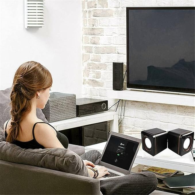 Portable Computer Speakers USB Powered Desktop Mini Speaker Bass Sound Music Player System Wired Small Speaker