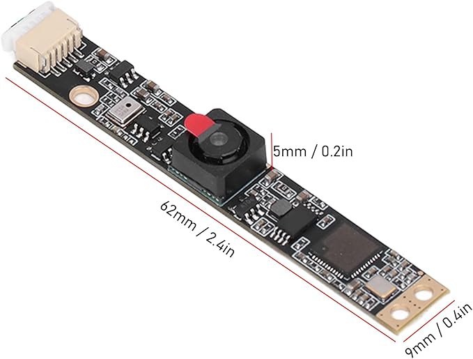 USB Camera Module8MP 74.9° 3.69mm Lens Fixed Focus Camera BoardHD Video Webcamwith Photosensitive Chip IMX179Support OTGUVCFace Recognition QR Codes Scanningfor WinXP/Win7/Win8/Win10