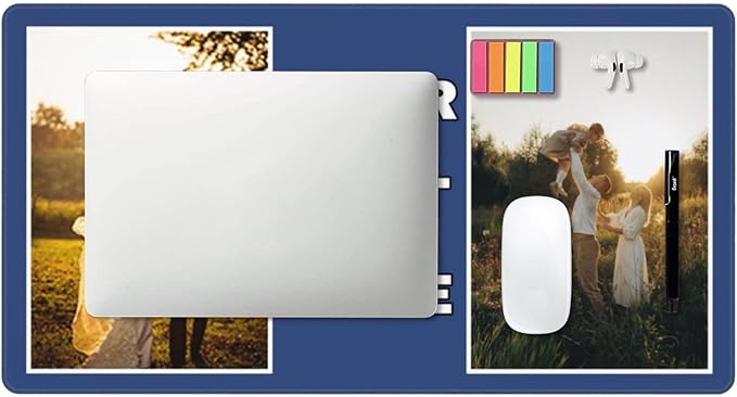 Custom Large Mouse Pad with Photo Personalized Mouse Pads with Picture Text Customized Non-Slip Mousepad for Gaming Offices Home Computer Desk 16x29.5in