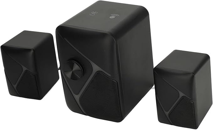 SUNGOOYUE 2.1 Channel USB Powered Gaming Desktop Speakers Subwoofer with RGB Lighting for Enhanced Bass and Immersive Gaming Experience Compatible with TV Computer Phone