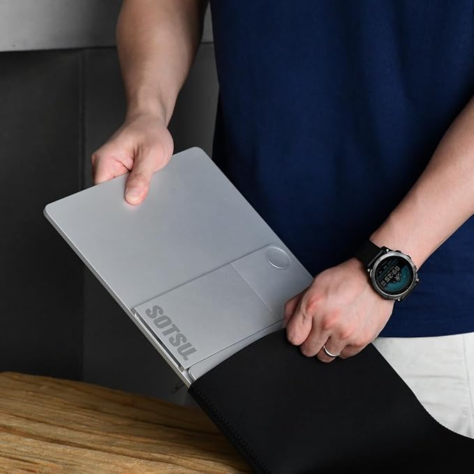 SOTSU FlipAction Elite 16 Portable Monitor | 4K |Super Compact | Pivot Rotate | 3840x2400 DCI P3 | 60Hz | 450 Nits | Full Metal CNC | Perfect Match for Mac and Windows (Space Black)