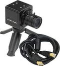 Arducam for Raspberry Pi HQ Camera 12MP IMX477 HQ Webcam with Audio 6mm CS-Mount Lens Metal Enclosure Tripod and USB Cable