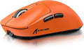 ATTACK SHARK X3 Wireless Gaming Mouse 49g Ergonomic Computer Mouse Triple Modes PAW3395 26K DPI Optical Sensor 200h Battery Life Programmable Buttons Gaming Accessories for PC/Laptop/Mac(Orange)