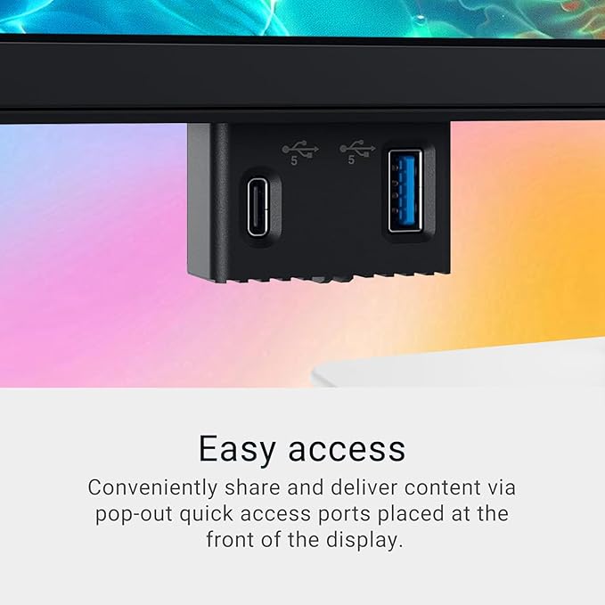 Dell 27 4K (3840 x 2160) Monitor 120Hz AMD FreeSync Premium LED Display sRGB 99% 1500:1 Contrast Ratio VESA Integrated 2x5W Speaker Comfortview Plus Pivot/Swivel/Tilt/Height - HDMI/USB-C&amp