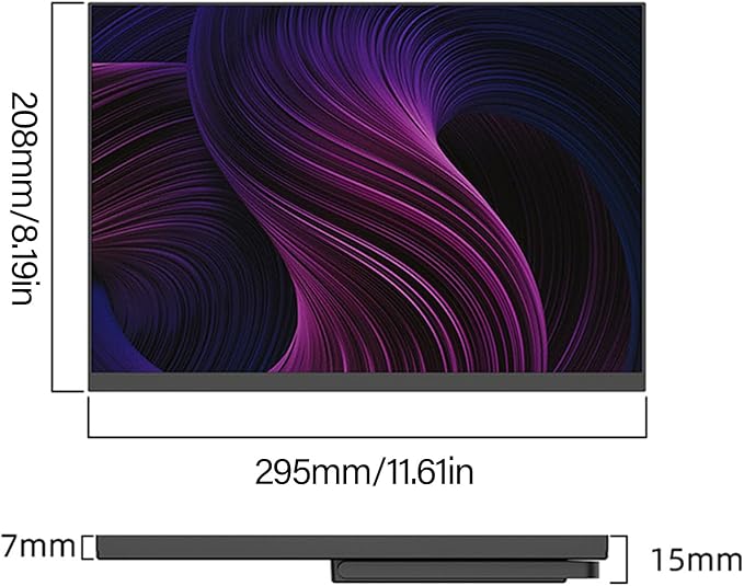 13.5Inch 2256x1504 Resolution Portable Display Monitors for Switches/XSS with Eye Protections Screen Single Rod