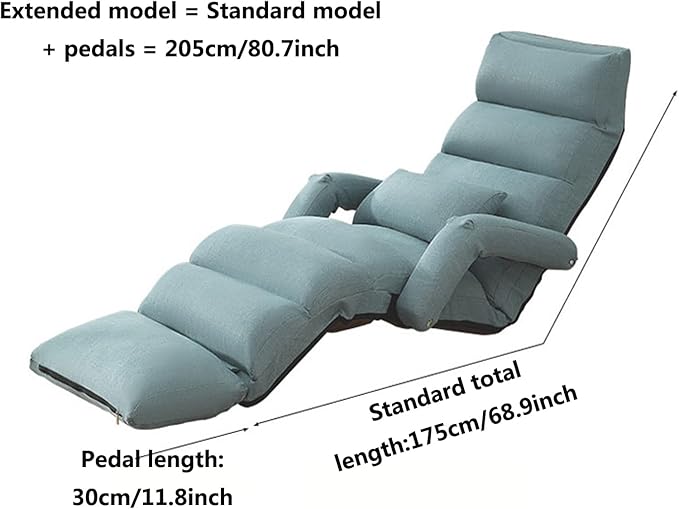 Meditation Floor Chair with Back Support for Adults - Premium Meditation Chair with Adjustable Backrest &amp Footrest &amp Headrest for Seating Yoga &amp Gaming Coffee-1