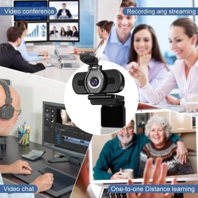 Webcam 1080P Full Web Camera fith Microphone Web Cam 1080p for PC Computer Laptop Desktop Camara Web