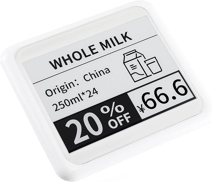 4.2inch Passive NFC-Powered e-Paper 400 x 300 Pixel ePaper Screen Adopts Novel Passive NFC Technology No Battery Required No Messy Wiring Wire-Less Powering &amp Data Transfer