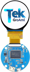 TekGroAml Portable mini IPS LCD Round Screen2.1 inch 480x480 Circle Display and Micro HDMI Control Board