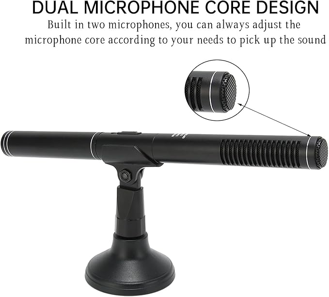 Tyenaza Handheld Interview Microphone Professional Wire Portable Reporter Microphone for Large Conferences Interviews Outdoor Celebrations Speeches Film Or Tv Productions