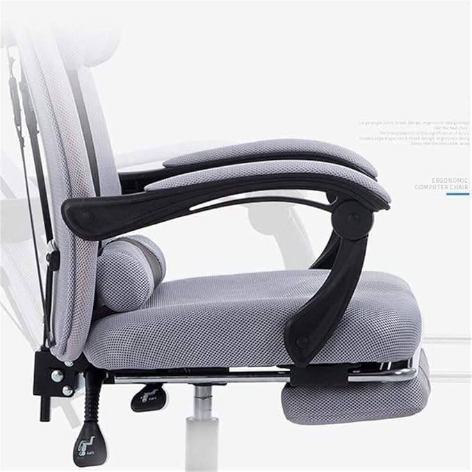 Office Chair Reclining Ergonomic Chair with Footstool Gaming Chair Office Desk Chair High Back Computer Chair Home Video Game Swivel Chair Chair Needed