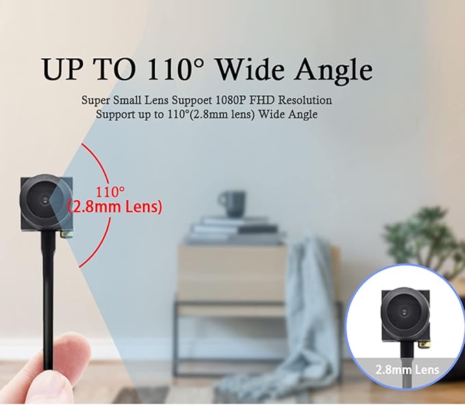 PEGATISAN 1080P Webcams Eye Contact Computer Camera Center Cam with Microphone 120°Wide-Angle Mini USB Cameras Webcam for Zoom/Skype/Teams Conferencing/Calling/Gaming Laptop