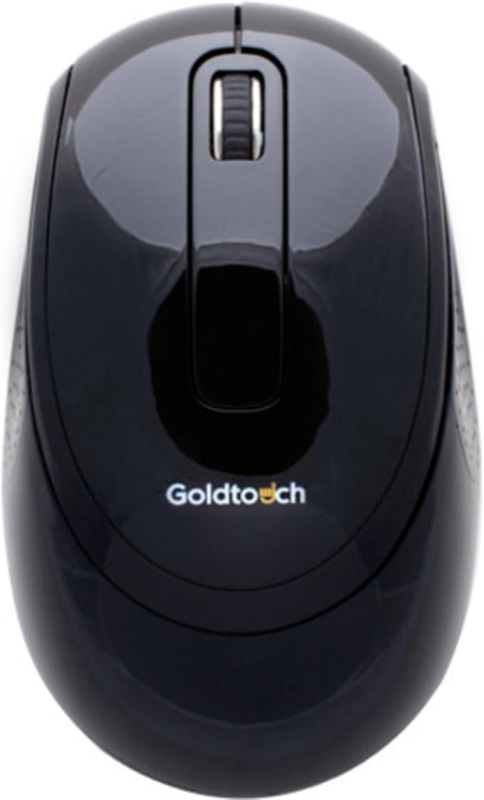 Goldtouch KOV-GTM-100W 2.4 GHz Wireless Ambidextrous Mouse (Black)