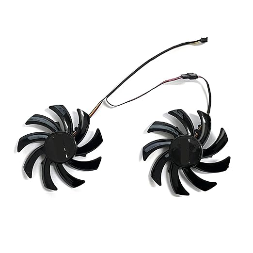 2pcs 85mm FDC10H12S9-C GA91S2U 4pin Dual Graphics Card Cooling Fan(FDC10H12S9-C)