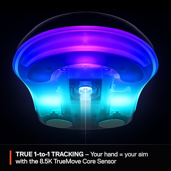 SteelSeries Rival 3 Gen 2 Gaming Mouse — 8500 DPI TrueMove Core Optical Sensor — 60 Million Click Durability — Low Latency — 77g Lightweight — 100% PTFE Feet — RGB — Black (Renewed)