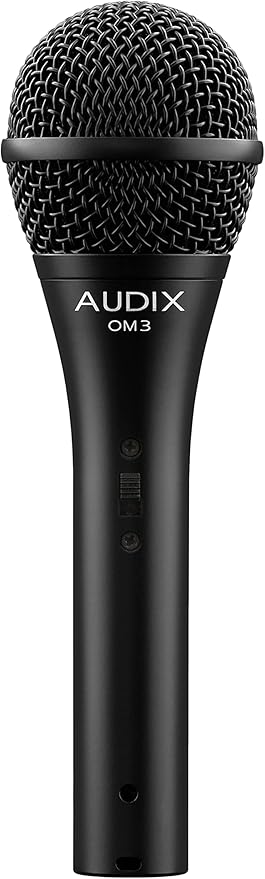 AUDIX OM3S Vocal and Instrument Dynamic Microphone - Black