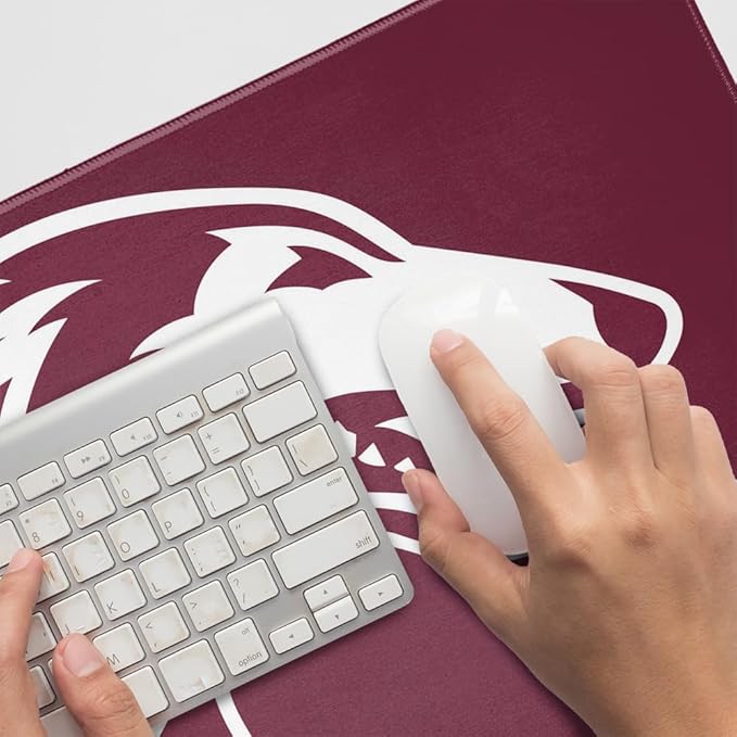 SIU Primary Logo Large Gaming Mouse Pad Desk Mat with Stitched Edges Non-Slip Base for Gamer Home and Office 31.5 x 15.7