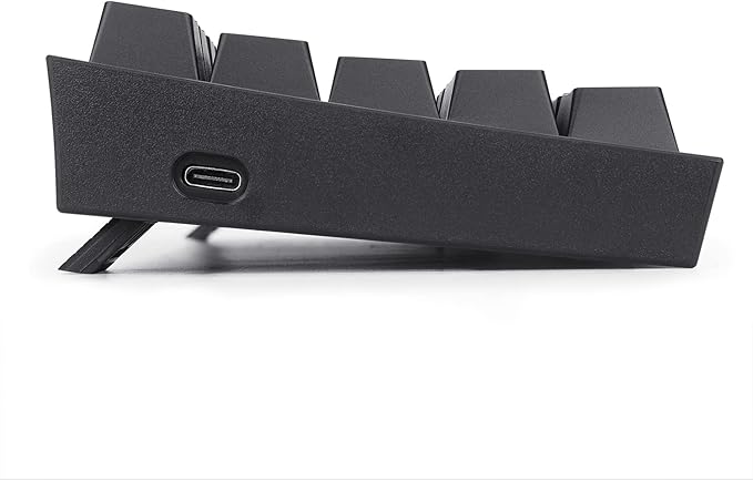 Redragon K617 Fizz 60% Wired RGB Gaming Keyboard 61 Keys Hot-Swap Compact Mechanical Keyboard w/ 16.8M RGB Backlight Red Inner Design Programmable Linear Red Switch Pro Software