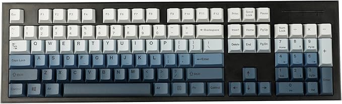 1.7mm Thickness PBT Gradient Keycaps Cherry Profile Dye Sub Mac Keyset for ANSI ISO 104 TKL GK61 96 75 GMMK NCR80 Mx Keyboard