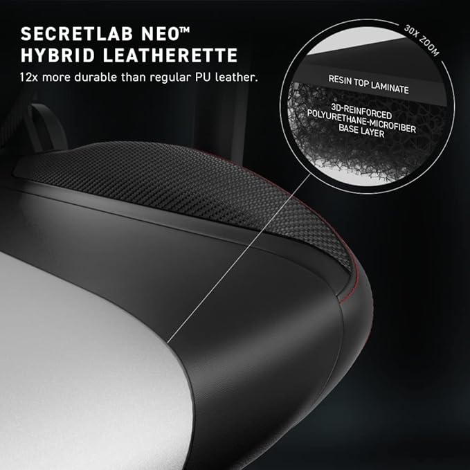 Secretlab Titan Evo Stealth Gaming Chair - Reclining Ergonomic &amp Comfortable Computer Chair with 4D Armrests Magnetic Head Pillow &amp 4-Way Lumbar Support - Black - Leatherette