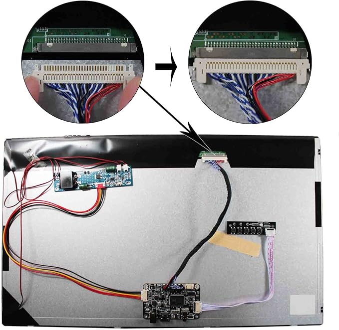 VSDISPLAY 21.5 21.5 inch 1920x1080 1000nit Outdoor IPS LCD Screen Monitor with Audio LVDs Controller Board