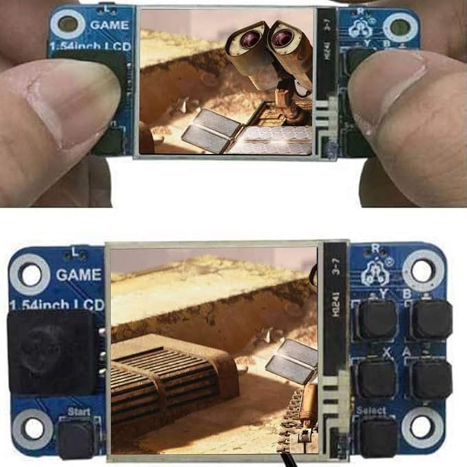 1.54in LCD Display Mini Game Console Screen Board Module for 2B/3B+/Zero W