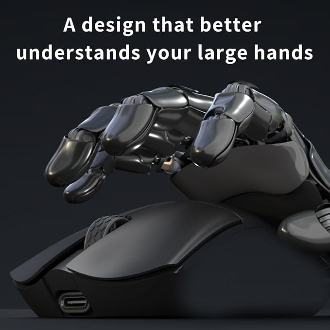 Darmoshark M3V2 8K Wireless Gaming MouseTri-Mode 2.4G/USB-C/Bluetooth Mouse Up to 26000DpiPAW3395 Optical Sensor Lightweight 58g5 programmable ButtonComputer Mouse for LaptopPCWindowsMac(Green)