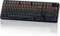 EPOMAKER X Aula F99 PRO Wireless Gaming Keyboard with 8000mAh Battery Hot Swappable Creamy Keyboard 2.4GHz/Type-C/BT5.0 NKRO RGB Backlit for Win/Mac/Gaming (Black Gradient)