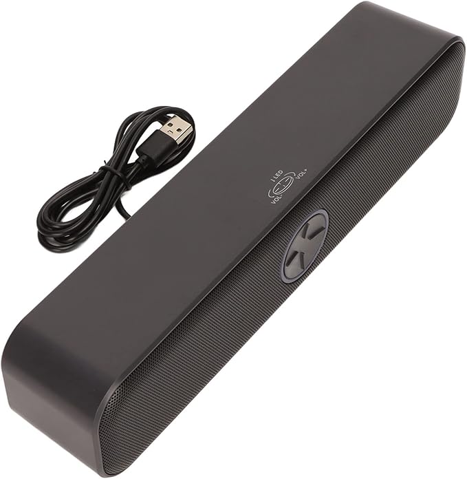 ANGGREK USB Computer Speaker Stylish Stereo Computer Speaker RGB Effect 2 Channel Noise for Desktop Computers