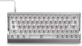 IQUNIX EV63 Hall Effect Magnetic Gaming Keyboard 60% | Rapid Trigger Adjustable Actuation for FPS Gamers | Hot Swap SOCD RGB Full Aluminum Case (Silver Knight)