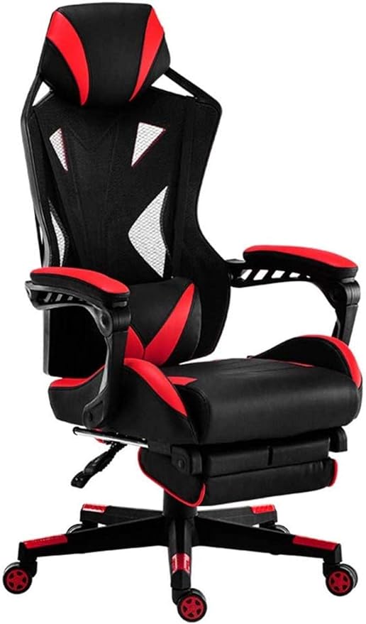 Armchair E-Sports ChairHigh Back Gaming Chair Ergonomic Video Chair Swivel Office Chair Retractible Footrest Recliner Stool Chair