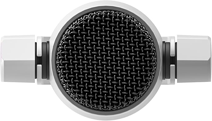Rode PodMic Dynamic Broadcast Microphone with PSA1+ Microphone Boom Arm WS14 Pop Filter and Premium XLR Cable (White Bundle)
