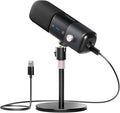 NearStream AM25X Gen2 XLR/USB Condenser Microphone with Noise Canceling/Volume Control/Headphone Jack/Mute Podcast Microphone for PC/Audio Mixer Desktop Mic for Stream/Podcast/Gaming/Music Record
