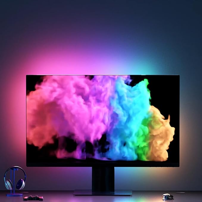 Monitor Backlight Immersion Display Backlight and Screen Color Synchronization Suitable for Esports PC Players Enhancing The Viewing Atmosphere