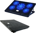 5 Fan Laptop Cooling Stand Notebook Cooling Pad for Gaming Energy Saving Powered Laptop Cooler f