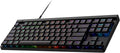 Logitech G515 TKL Wired Low Profile Gaming Keyboard Fully Customizable RGB Double-Shot PBT Keycaps Tactile/Brown Switches - Black
