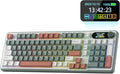 RK ROYAL KLUDGE S98 Mechanical Keyboard w/Smart Display &amp Knob Top Mount 96% Wireless Mechanical Keyboard BT/2.4G/USB-C Hot Swappable Software Support Creamy Sounding 98 Keys