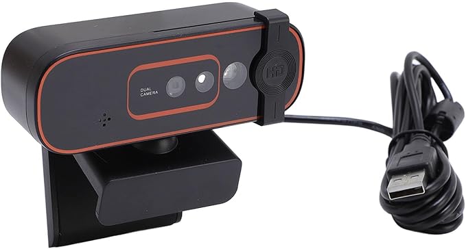 ComputerWebCamera 1080P30fpsFacialRecognitionUSBCamerawithNoiseCancelingMicrophone forVirtualMeetings