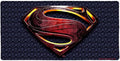 Justice League Movie Superman Logo Large Gaming Mouse Pad Desk Mat with Stitched Edges Non-Slip Base for Gamer Home and Office 31.5 x 15.7