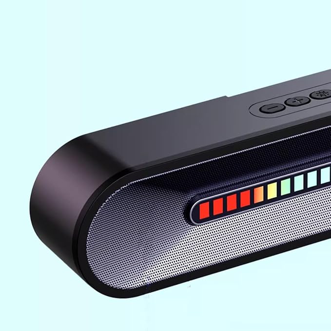 Desktop Computer Speaker Home Active Microphone Long External Wired Sound System
