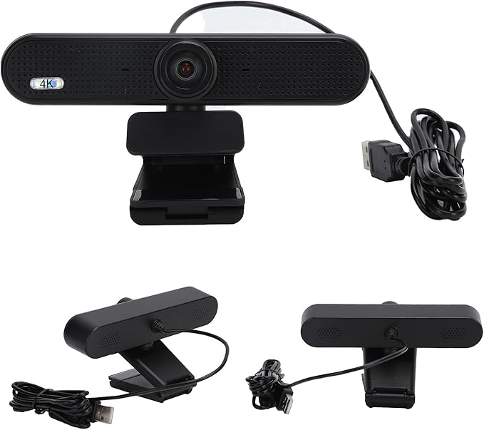 C55e 4k HD Webcam Video USB 4k Webcam Computer Camera with Microphone for Video Recording Call Online Meeting