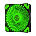 Mute 12cm 33 LEDs RGB Light Cooling Fan Heatsink for Computer PC Case