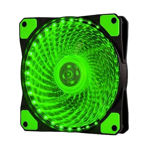 Mute 12cm 33 LEDs RGB Light Cooling Fan Heatsink for Computer PC Case