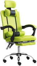 Office Chair Recliner Computer Chair Office Desk Chair Ergonomic Mesh Chair Lift Swivel Chair Work Game Chair Gaming Chair Chair (Color : Green) Needed