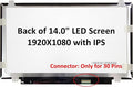 Generic New 14.0 inch IPS FHD (1080P) Laptop LED LCD Replacement Screen/Panel Compatible with B140HAN02.1/ B140HAN02.4